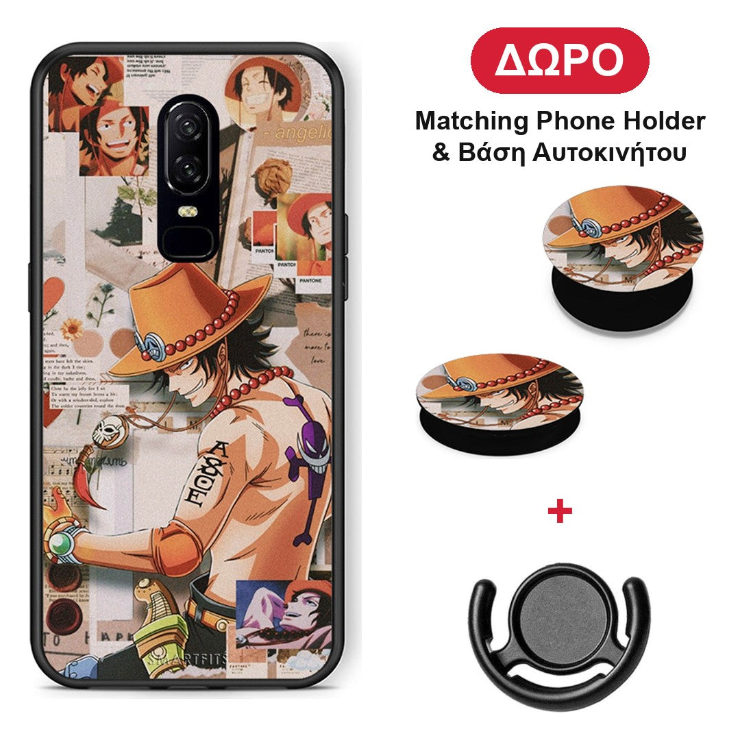 Anime Collage - OnePlus 6 θήκη + Δώρο Phone Holder & Βάση Αυτοκινήτου