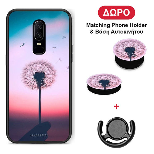 Boho Wish - OnePlus 6 θήκη + Δώρο Phone Holder & Βάση Αυτοκινήτου