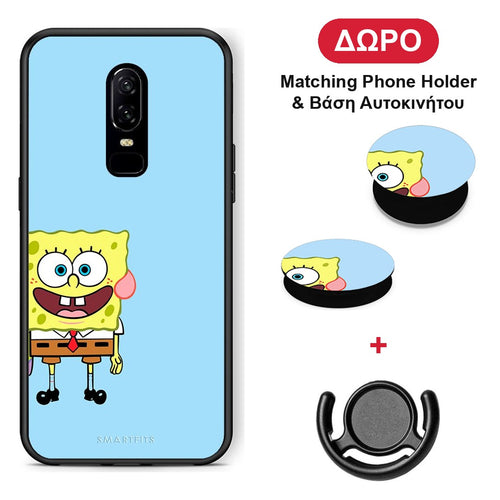 Friends Bob - OnePlus 6 θήκη + Δώρο Phone Holder & Βάση Αυτοκινήτου