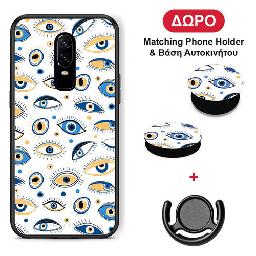 Ftou Ftou - OnePlus 6 θήκη + Δώρο Phone Holder & Βάση Αυτοκινήτου