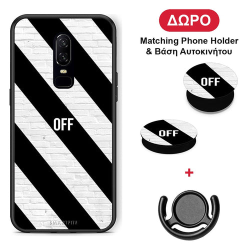 Get Off - OnePlus 6 θήκη + Δώρο Phone Holder & Βάση Αυτοκινήτου