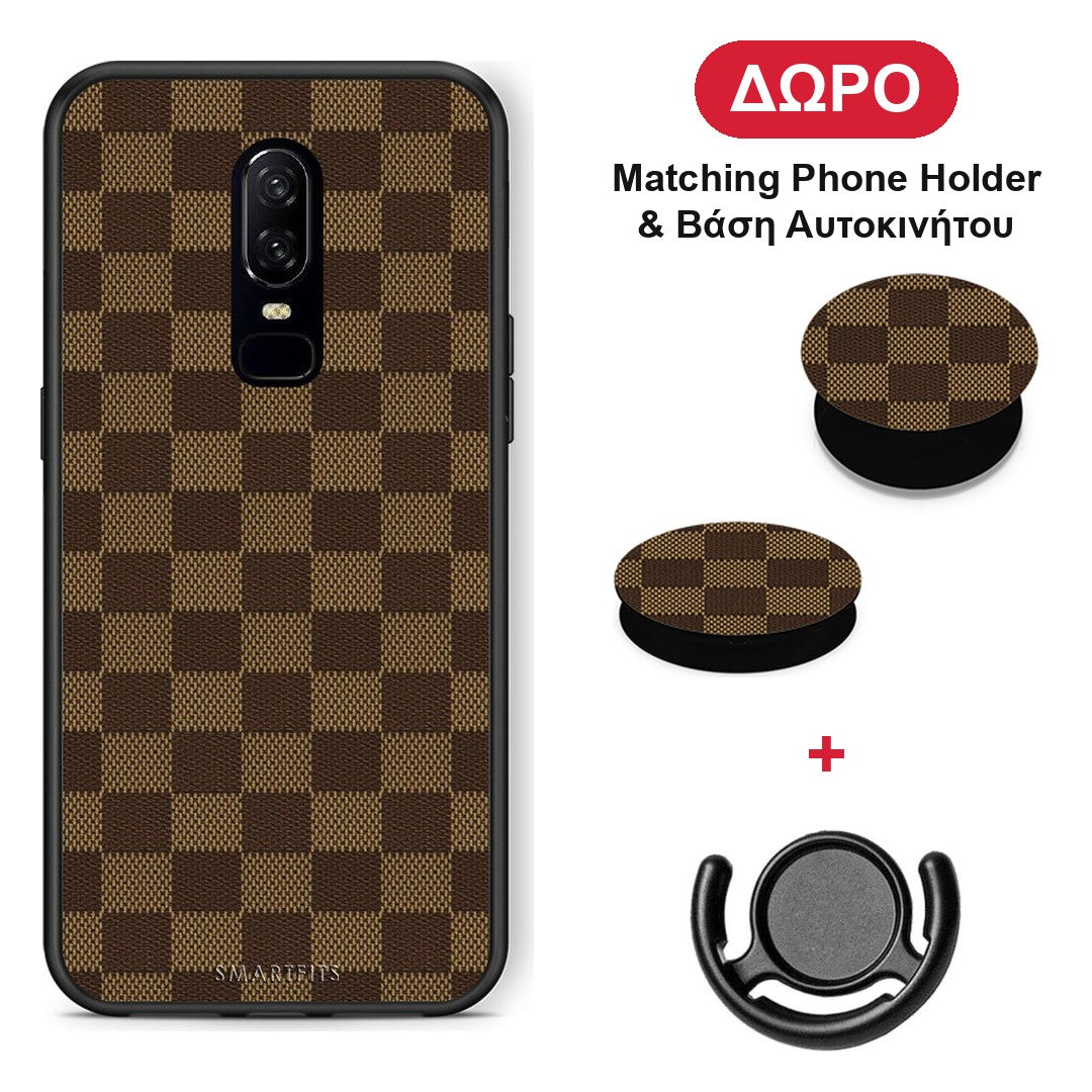 Designer Glamour - OnePlus 6 θήκη + Δώρο Phone Holder & Βάση Αυτοκινήτου