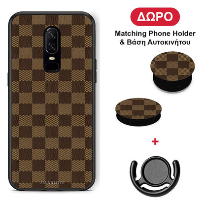 Designer Glamour - OnePlus 6 θήκη + Δώρο Phone Holder & Βάση Αυτοκινήτου