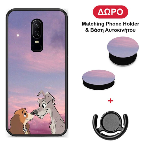 Lady And Tramp - OnePlus 6 θήκη + Δώρο Phone Holder & Βάση Αυτοκινήτου