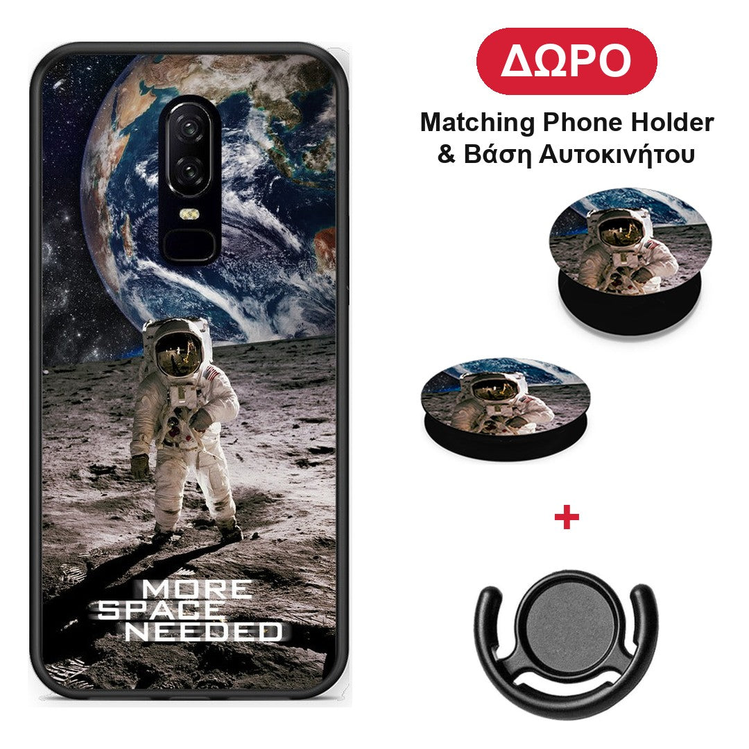 More Space - OnePlus 6 θήκη + Δώρο Phone Holder & Βάση Αυτοκινήτου