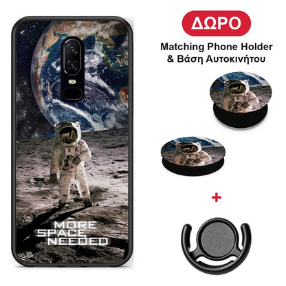 More Space - OnePlus 6 θήκη + Δώρο Phone Holder & Βάση Αυτοκινήτου