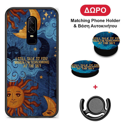 Screaming Sky - OnePlus 6 θήκη + Δώρο Phone Holder & Βάση Αυτοκινήτου