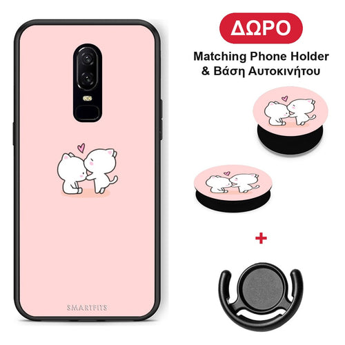 Valentine Love - OnePlus 6 θήκη + Δώρο Phone Holder & Βάση Αυτοκινήτου