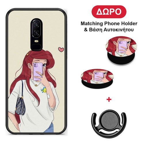 Walking Mermaid - OnePlus 6 θήκη + Δώρο Phone Holder & Βάση Αυτοκινήτου