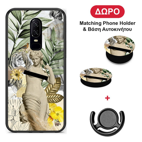 Woman Statue - OnePlus 6 θήκη + Δώρο Phone Holder & Βάση Αυτοκινήτου
