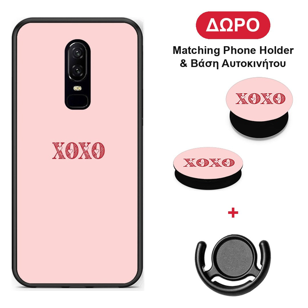 XOXO Love - OnePlus 6 θήκη + Δώρο Phone Holder & Βάση Αυτοκινήτου