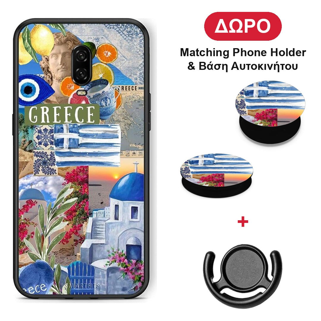 All Greek - OnePlus 6T θήκη + Δώρο Phone Holder & Βάση Αυτοκινήτου