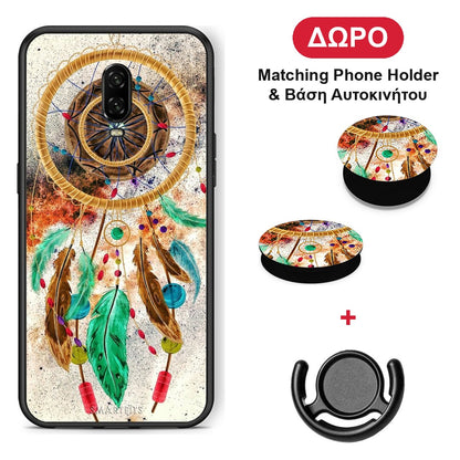 Boho DreamCatcher - OnePlus 6T θήκη + Δώρο Phone Holder & Βάση Αυτοκινήτου