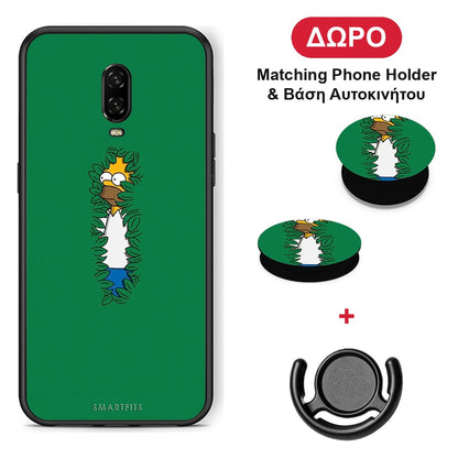 Bush Man - OnePlus 6T θήκη + Δώρο Phone Holder & Βάση Αυτοκινήτου