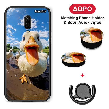 Duck Face - OnePlus 6T θήκη + Δώρο Phone Holder & Βάση Αυτοκινήτου