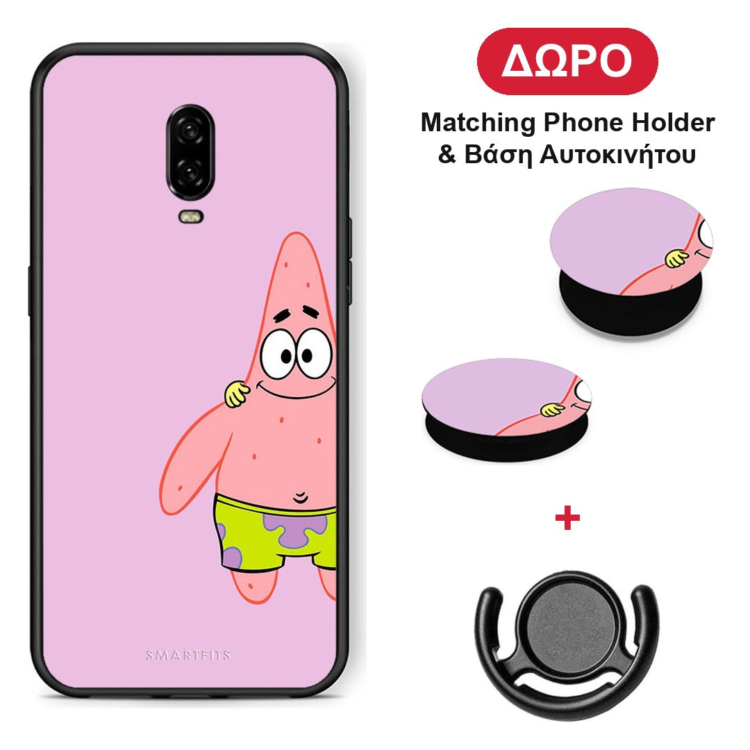 Friends Patrick - OnePlus 6T θήκη + Δώρο Phone Holder & Βάση Αυτοκινήτου