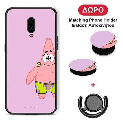 Friends Patrick - OnePlus 6T θήκη + Δώρο Phone Holder & Βάση Αυτοκινήτου