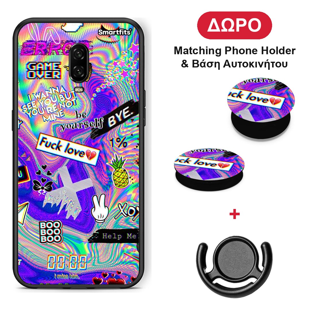 Game Over - OnePlus 6T θήκη + Δώρο Phone Holder & Βάση Αυτοκινήτου