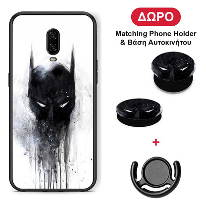 Hero Paint Bat - OnePlus 6T θήκη + Δώρο Phone Holder & Βάση Αυτοκινήτου