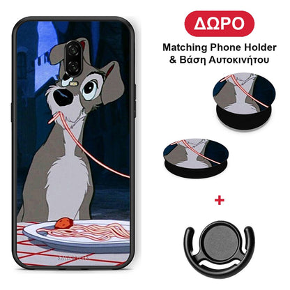 Lady And Tramp 1 - OnePlus 6T θήκη + Δώρο Phone Holder & Βάση Αυτοκινήτου