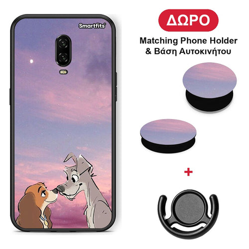 Lady And Tramp - OnePlus 6T θήκη + Δώρο Phone Holder & Βάση Αυτοκινήτου