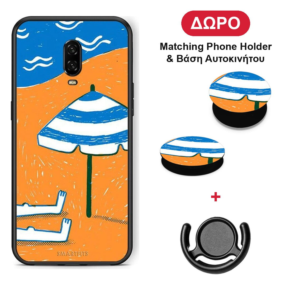 Summering - OnePlus 6T θήκη + Δώρο Phone Holder & Βάση Αυτοκινήτου
