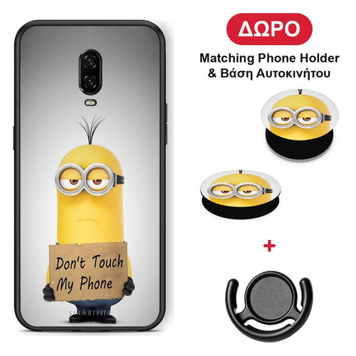 Text Minion - OnePlus 6T θήκη + Δώρο Phone Holder & Βάση Αυτοκινήτου