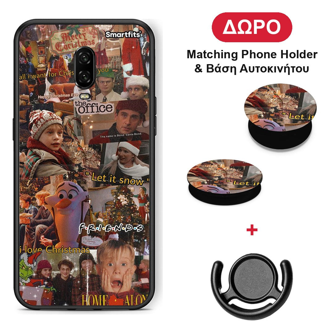 Xmas Wishes - OnePlus 6T θήκη + Δώρο Phone Holder & Βάση Αυτοκινήτου
