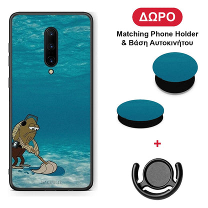 Clean The Ocean - OnePlus 7 Pro θήκη + Δώρο Phone Holder & Βάση Αυτοκινήτου