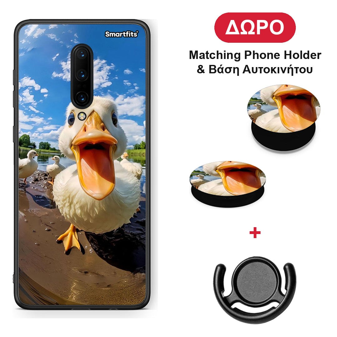 Duck Face - OnePlus 7 Pro θήκη + Δώρο Phone Holder & Βάση Αυτοκινήτου