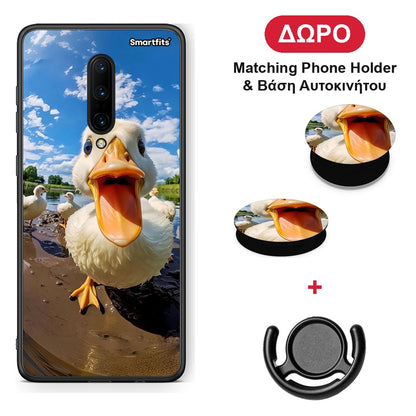 Duck Face - OnePlus 7 Pro θήκη + Δώρο Phone Holder & Βάση Αυτοκινήτου