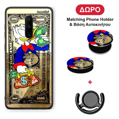 Duck Money - OnePlus 7 Pro θήκη + Δώρο Phone Holder & Βάση Αυτοκινήτου