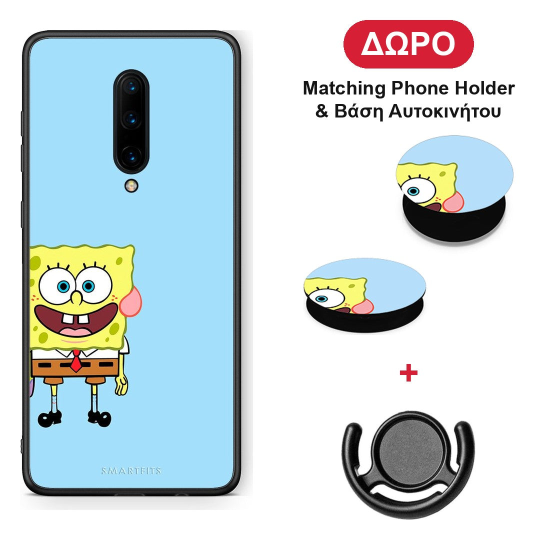 Friends Bob - OnePlus 7 Pro θήκη + Δώρο Phone Holder & Βάση Αυτοκινήτου