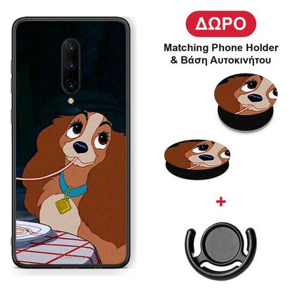 Lady And Tramp 2 - OnePlus 7 Pro θήκη + Δώρο Phone Holder & Βάση Αυτοκινήτου
