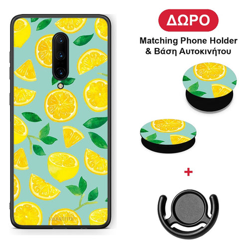 Lemons - OnePlus 7 Pro θήκη + Δώρο Phone Holder & Βάση Αυτοκινήτου