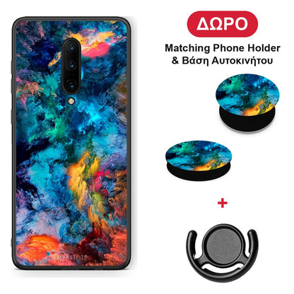 Paint Crayola - OnePlus 7 Pro θήκη + Δώρο Phone Holder & Βάση Αυτοκινήτου