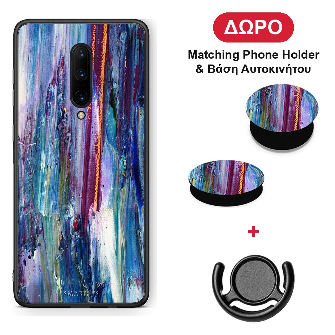 Paint Winter - OnePlus 7 Pro θήκη + Δώρο Phone Holder & Βάση Αυτοκινήτου