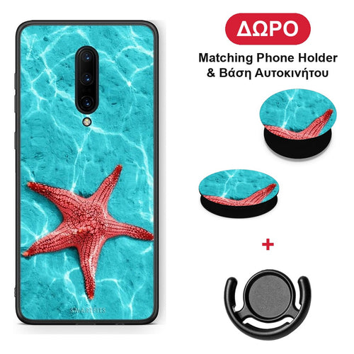 Red Starfish - OnePlus 7 Pro θήκη + Δώρο Phone Holder & Βάση Αυτοκινήτου
