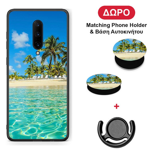 Tropical Vibes - OnePlus 7 Pro θήκη + Δώρο Phone Holder & Βάση Αυτοκινήτου