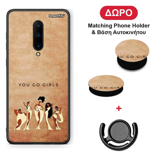 You Go Girl - OnePlus 7 Pro θήκη + Δώρο Phone Holder & Βάση Αυτοκινήτου