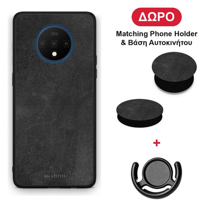 Color Black Slate - OnePlus 7T θήκη + Δώρο Phone Holder & Βάση Αυτοκινήτου