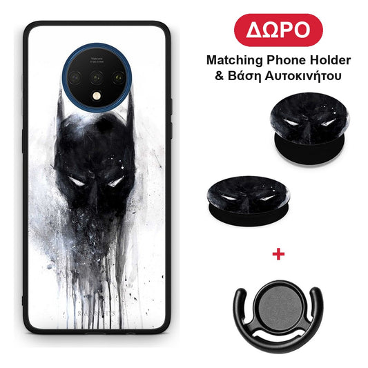 Hero Paint Bat - OnePlus 7T θήκη + Δώρο Phone Holder & Βάση Αυτοκινήτου