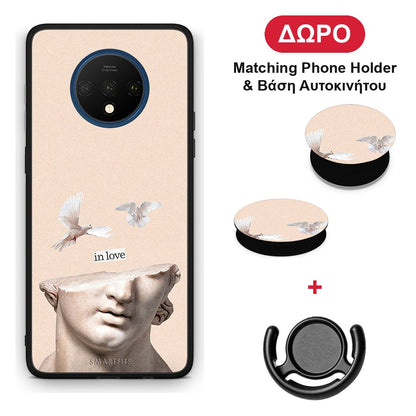 In Love - OnePlus 7T θήκη + Δώρο Phone Holder & Βάση Αυτοκινήτου