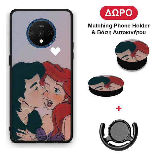 Mermaid Couple - OnePlus 7T θήκη + Δώρο Phone Holder & Βάση Αυτοκινήτου
