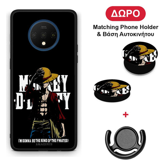 Pirate King - OnePlus 7T θήκη + Δώρο Phone Holder & Βάση Αυτοκινήτου