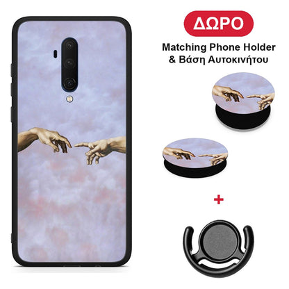Adam Hand - OnePlus 7T Pro θήκη + Δώρο Phone Holder & Βάση Αυτοκινήτου