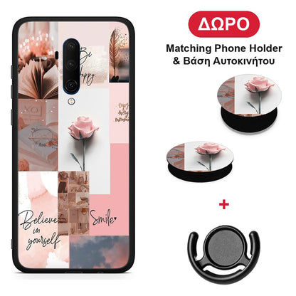 Aesthetic Collage - OnePlus 7T Pro θήκη + Δώρο Phone Holder & Βάση Αυτοκινήτου