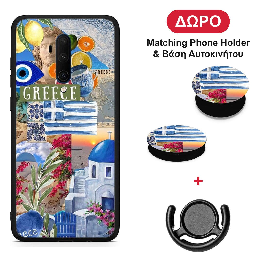 All Greek - OnePlus 7T Pro θήκη + Δώρο Phone Holder & Βάση Αυτοκινήτου