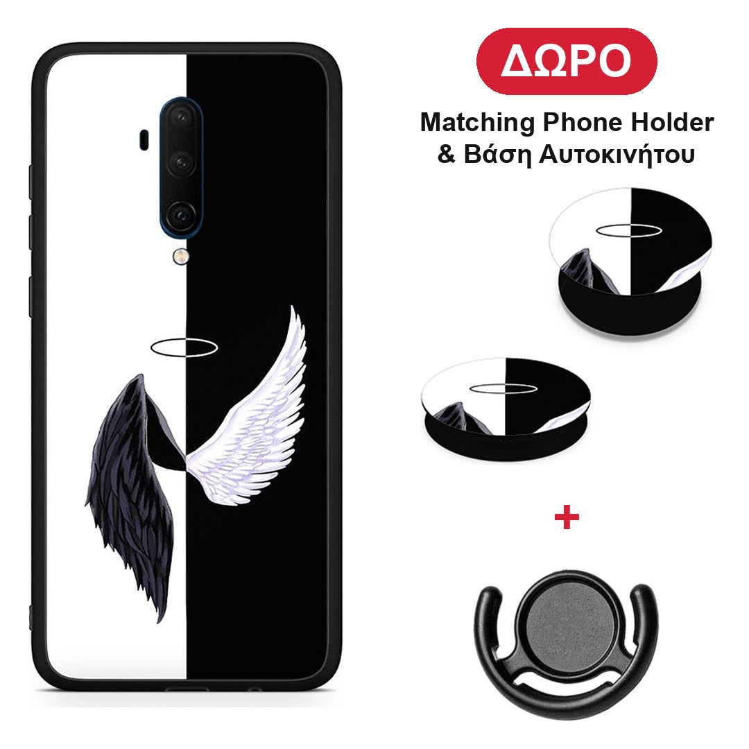 Angels Demons - OnePlus 7T Pro θήκη + Δώρο Phone Holder & Βάση Αυτοκινήτου