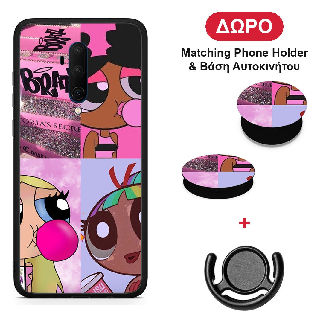 Bubble Girls - OnePlus 7T Pro θήκη + Δώρο Phone Holder & Βάση Αυτοκινήτου